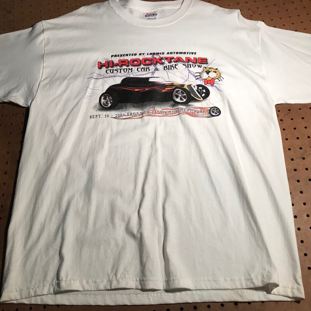 XL 2001 HI-ROCKTANE custom car & bike show short sleeve t new